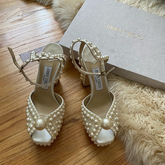 Jimmy Choo Sacaria Platform 120mm - New With Box - Picture 9 of 17